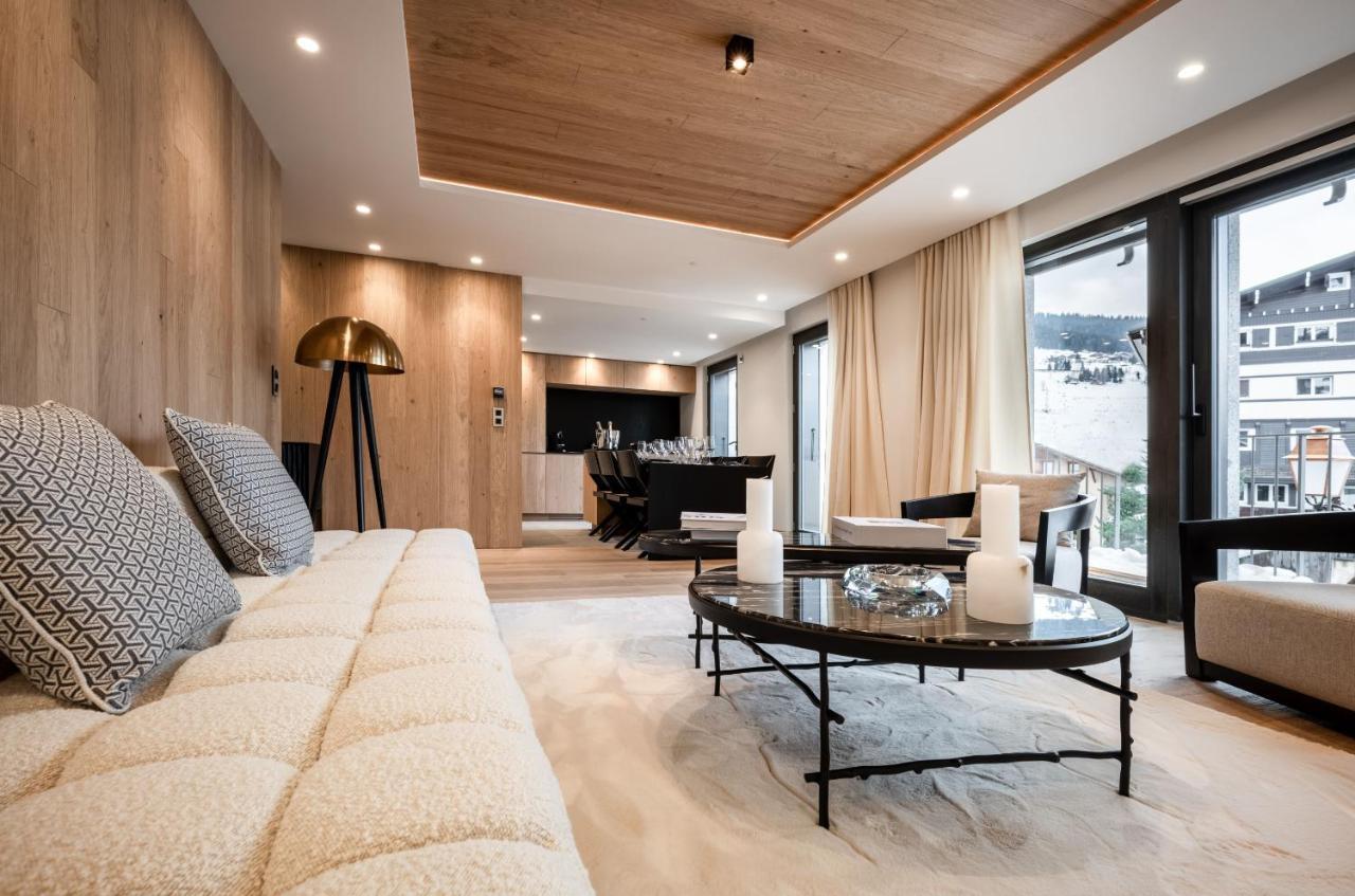Ecrin Blanc - Appartement Haut De Gamme - Balcon Avec Vue - Centre De Межев Экстерьер фото
