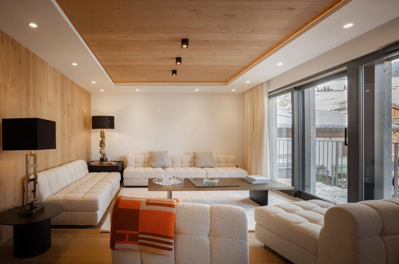 Ecrin Blanc - Appartement Haut De Gamme - Balcon Avec Vue - Centre De Межев Экстерьер фото